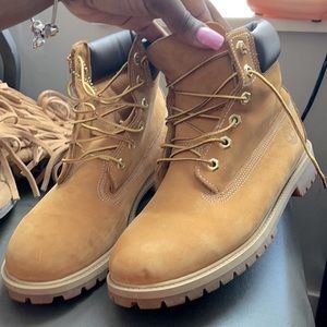 Lightly worn Timberland boots